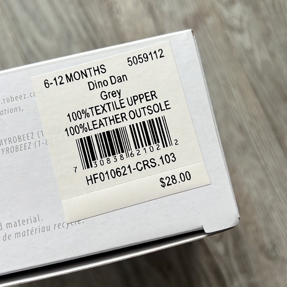 Robeez Dinosaur Soft Crib Shoes - Picture 2 of 7